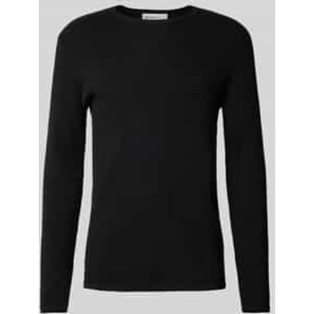 Regular fit gebreide pullover van katoen
