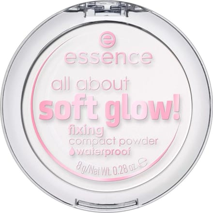 Blush &amp; poeder Essence All About Soft Glow Compacte Fixeerpoeder! Waterdicht