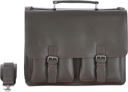 Leonhard Heyden Dakota aktetas 2-vaks 13 inch - Bruin