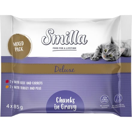 Smilla Deluxe verse zakjes hapjes in saus met groenten