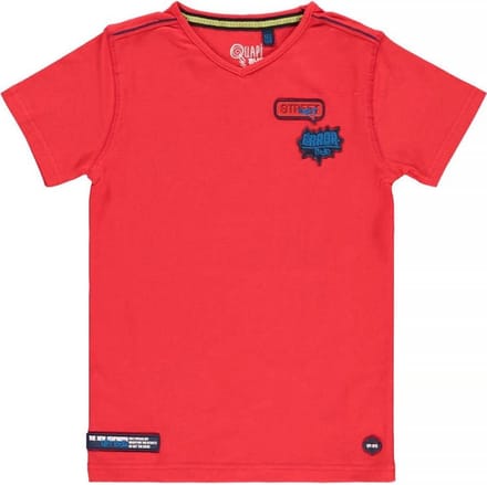 Quapi T-shirt Ahmed flame red - maat 92