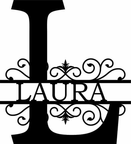 Wanddecoratie | Gepersonaliseerde letters A t/m Z - M (20cm)