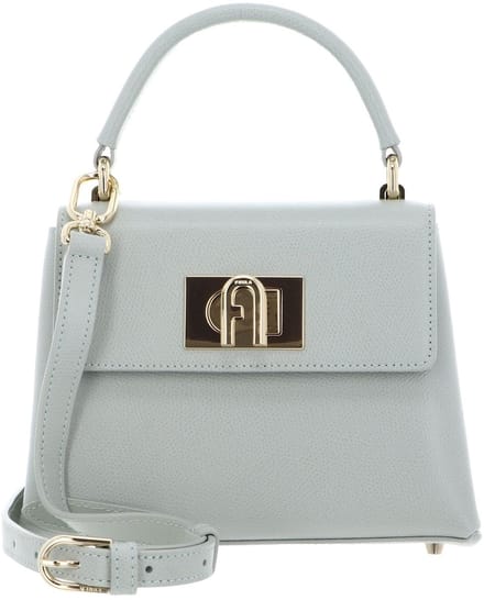 FURLA Leren Handtas Avondtas 1927 Mini Top Handle Bag Rugiada Mintgroen
