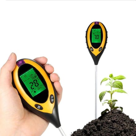 Multifunctionele PH meter - 4 in1 Ph meter digitaal - Ph meter grond - Grondmeter - Vochtmeter
