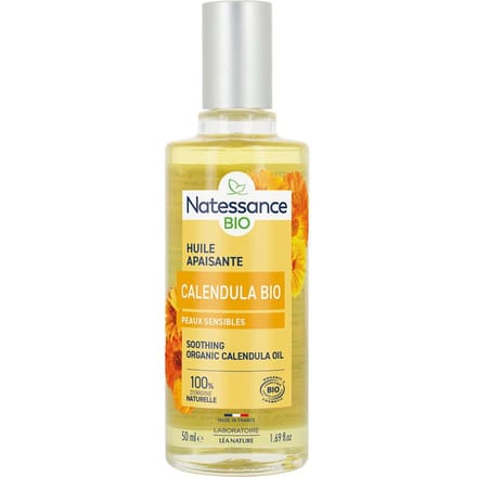 Natessance Calendula Olie Biologisch Gevoelige Huid 50 Etherische olie