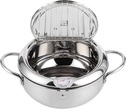 Allecta - Mini Friteusepan in Japanse Stijl met Thermometer