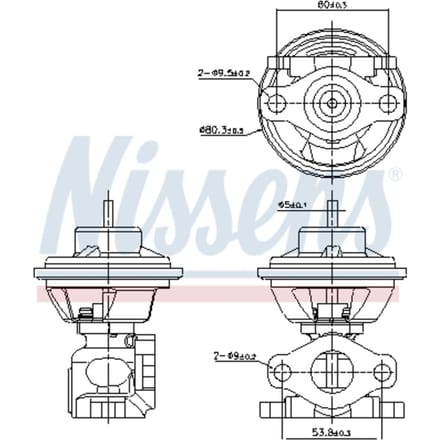 EGR-klep NISSENS 98477