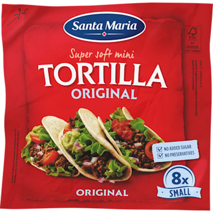 Tortilla wrap Original mini 8st