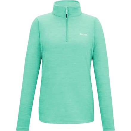Dames Sweethart Marl Half Zip Fleece