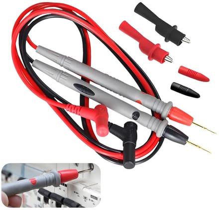 Universele Digitale Multimeter Testkabelset met Alligatorclips en Naaldpunten