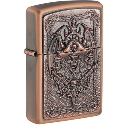 ZIPPO Pirate Skull Limited Edition Emblem Unisex Aansteker - Neutraal - Standard