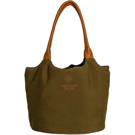 Grooming Deluxe - Grooming tas canvas kaki