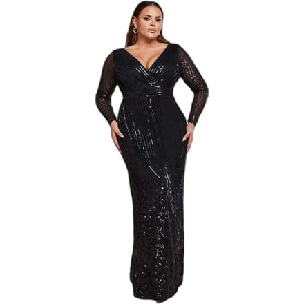 Strakke damesjurk Goddiva Sequin