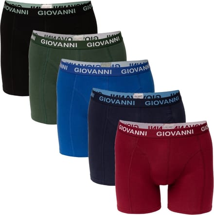Giovanni heren boxershorts - 5-pack - maat M - Cloudy