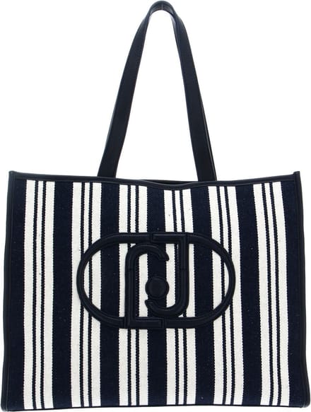 LIU JO Schoudertas Shopper Lucente Tote Midnight Donkerblauw