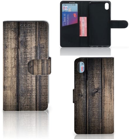 Xiaomi Redmi 7A Book Style Case Steigerhout