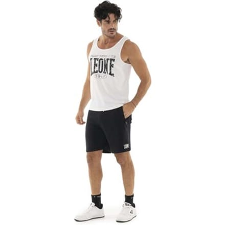Korte Broek Leone 1947 Man Bermuda Zip Small Logo