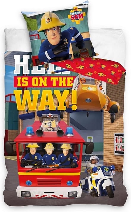 Brandweerman Sam BABY dekbedovertrek, Help - 100 x 135 cm - Katoen