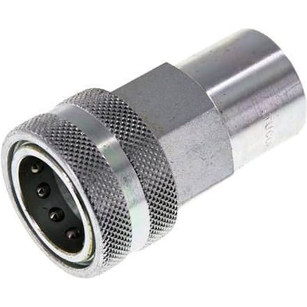 Stalen DN 20 Hydraulische Koppeling Snelkoppeling G 3/4 inch Binnendraad ISO 7241-1 A D 29.1mm