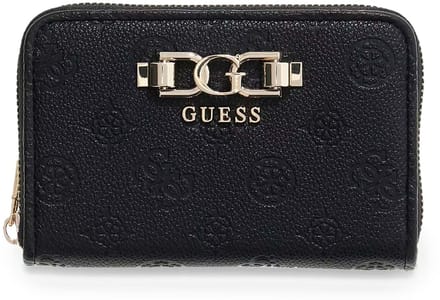 GUESS portemonnee Anise SLG Zip Around Wallet Black Logo zwart