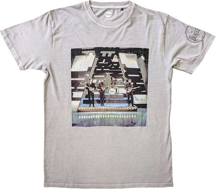 The Beatles - On Stage Heren T-shirt - L - Grijs
