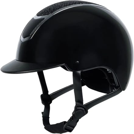 Harry's Horse Veiligheidscap Matterhorn sparkle Black-Silver - 53-55