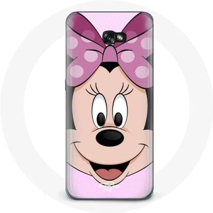 Coque - MANIACASE - Samsung A5 2016 - Minnie Mouse - Rose - Souple rose