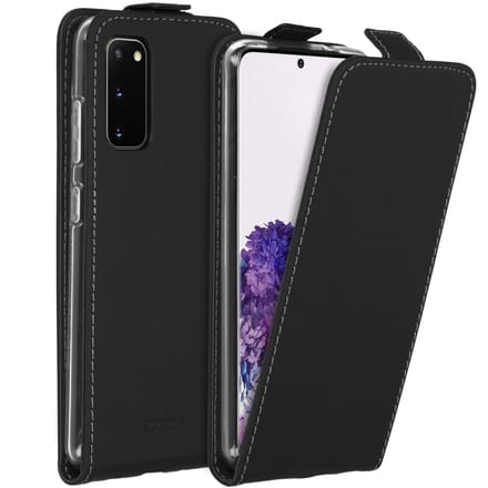 Accezz Hoesje - Geschikt voor Samsung Galaxy S20 - Flipcase - Zwart