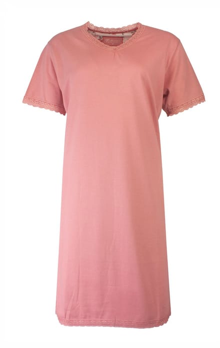Tenderness Dames Pyjama - Katoen - Korte Mouwen - Roze - Maat S