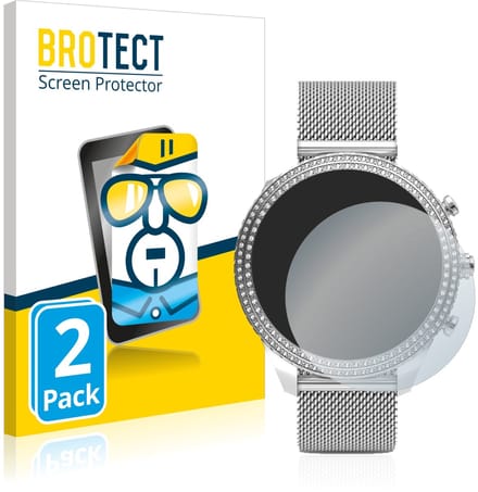BROTECT - Screenprotector voor Fossil Stella (6. Gen) - Folie Beschermfolie transparant 2 Stuks