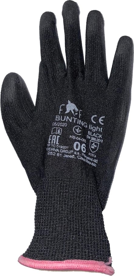 Montage handschoen dun Bunting Black Light maat 6/XS - 12 paar