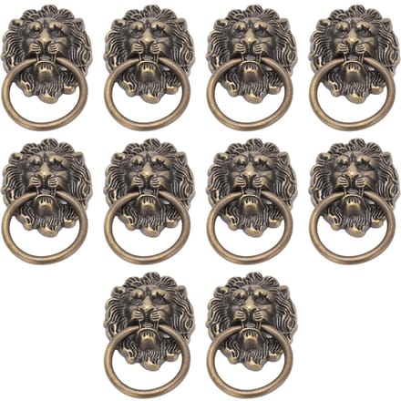 10 stuks meubelgrepen vintage speciale dierenkopvormige knoppen voor laden, sieradendozen