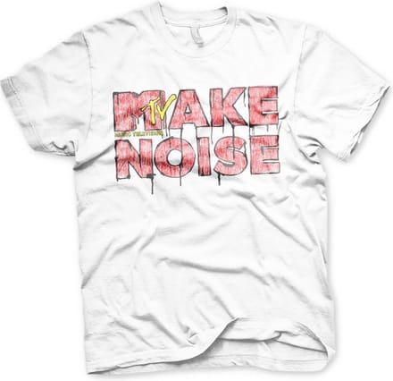 MTV Heren Tshirt -S- Make Noise Wit
