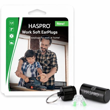 HASPRO Work Soft Oordopjes – Comfortabel – SNR 26 dB
