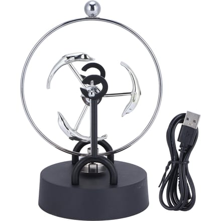 Mobile perpétuel de bureau Lévitation magnétique Jouet de sciences physiques Décor de bureau USB/Batterie gray