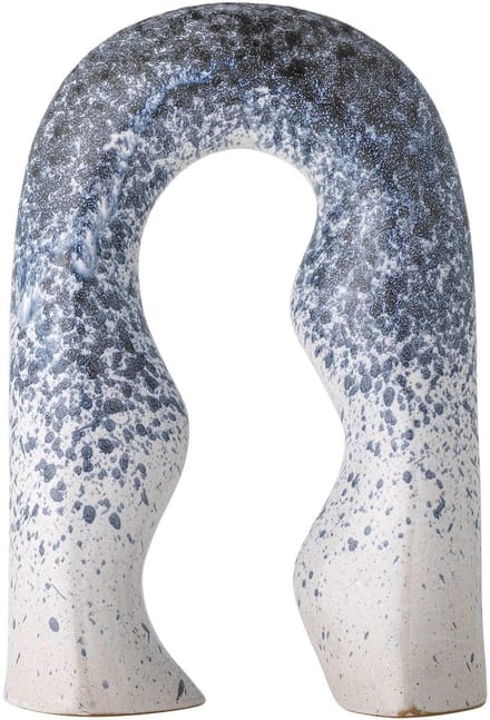 Bloomingville Decoratie aardewerk blauw Gate Deco