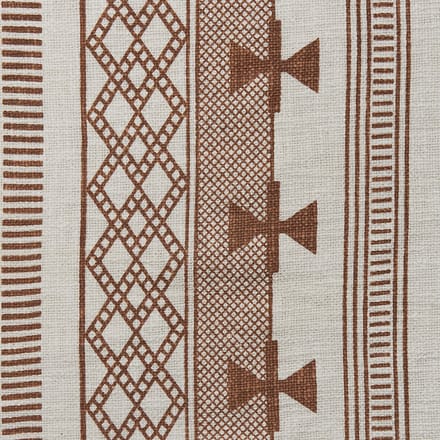 JORHAT - Plaid - Bruin - 130 x 180 cm - Katoen