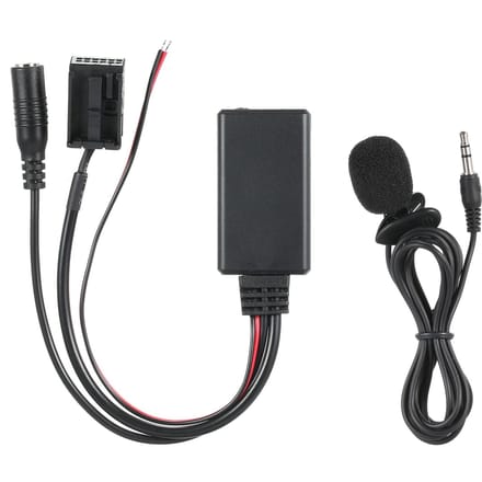 6000 BT 5.0 CD Apparaat Aux Audio Adapter Microfoon Handsfree Kit Vervanging voor Ford 6000CD zwart