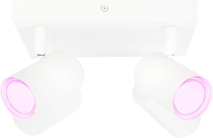 Ledvion - LED Plafondspot - Wit 4-lichts - Dimbaar - 5W - GU10 - IP20