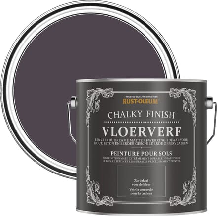 Rust-Oleum Donkerpaars Vloerverf - Druivensap 2,5L