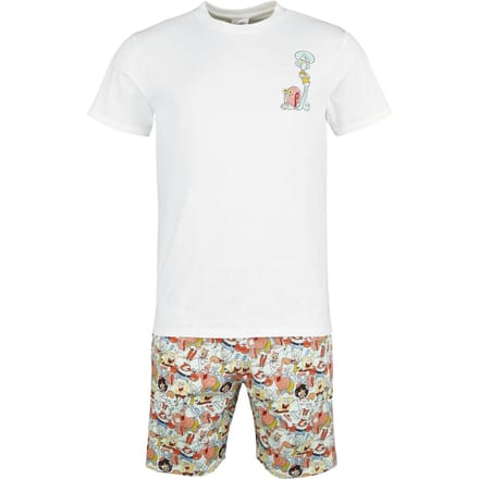 SpongeBob SquarePants Pyjama - Spongebob - Allover - S tot 3XL - voor Mannen - meerkleurig