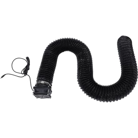 Afzuigventilator voor 3D-printerbehuizing Geurverwijdering en Rookafzuigingskit 70 mm Diameter Intrekbare Slang black