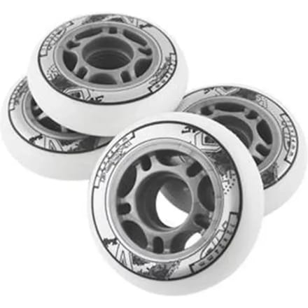 Nils Extreme - Kółka - PU 72x24 82A - Wit - 4 stuks