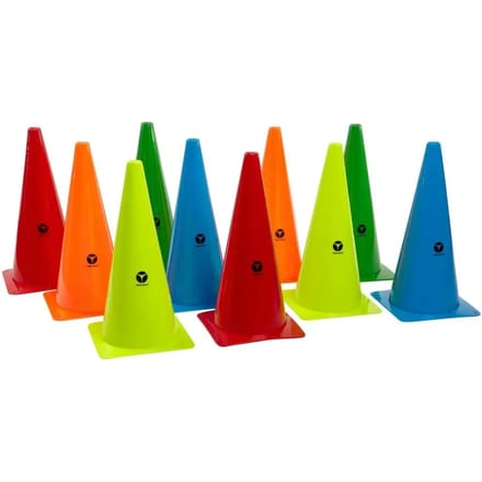 Set van 10 trainingskegels Tanga sports Marker Maxi