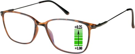 Leesbril Ofar Office Multifocaal CF0002B-Havanna -+1.00