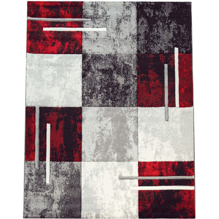 Modern tapijt Diamora rood 80x150 cm
