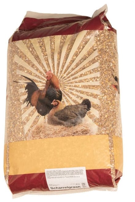 Voerwaarts Hele Tarwe - 20kg - geschoond - Kippenvoer