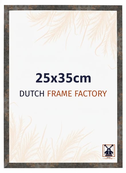 Fotolijst 25x35 cm - MDF - Geoxideerd Metaal - Benno