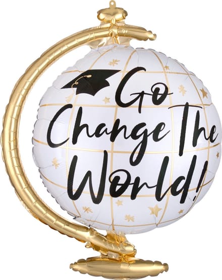 Amscan Ballon Supershape Change The World Globe 58 X 23 Cm