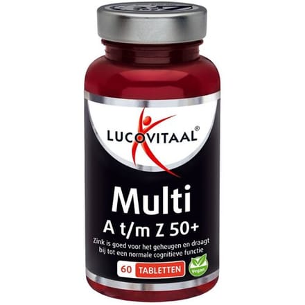 Lucovitaal Multi+ Vitamine A-Z 50+ 60 tabletten